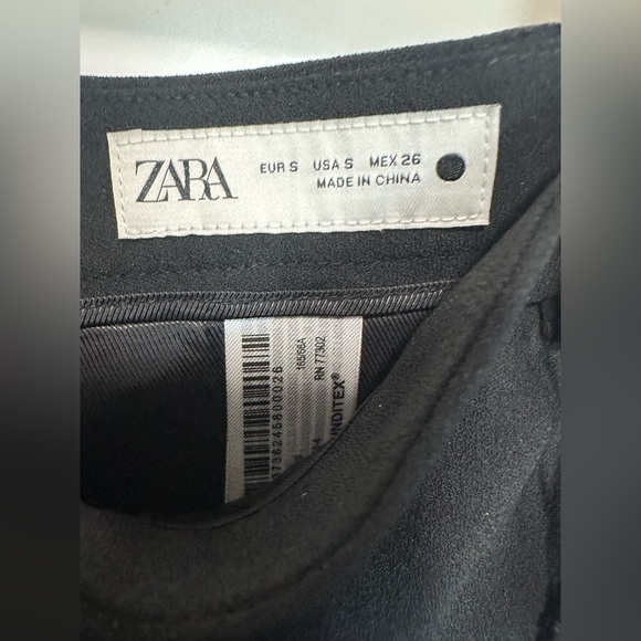 Zara Black Tailored Pants size Small - Picture 5 of 10